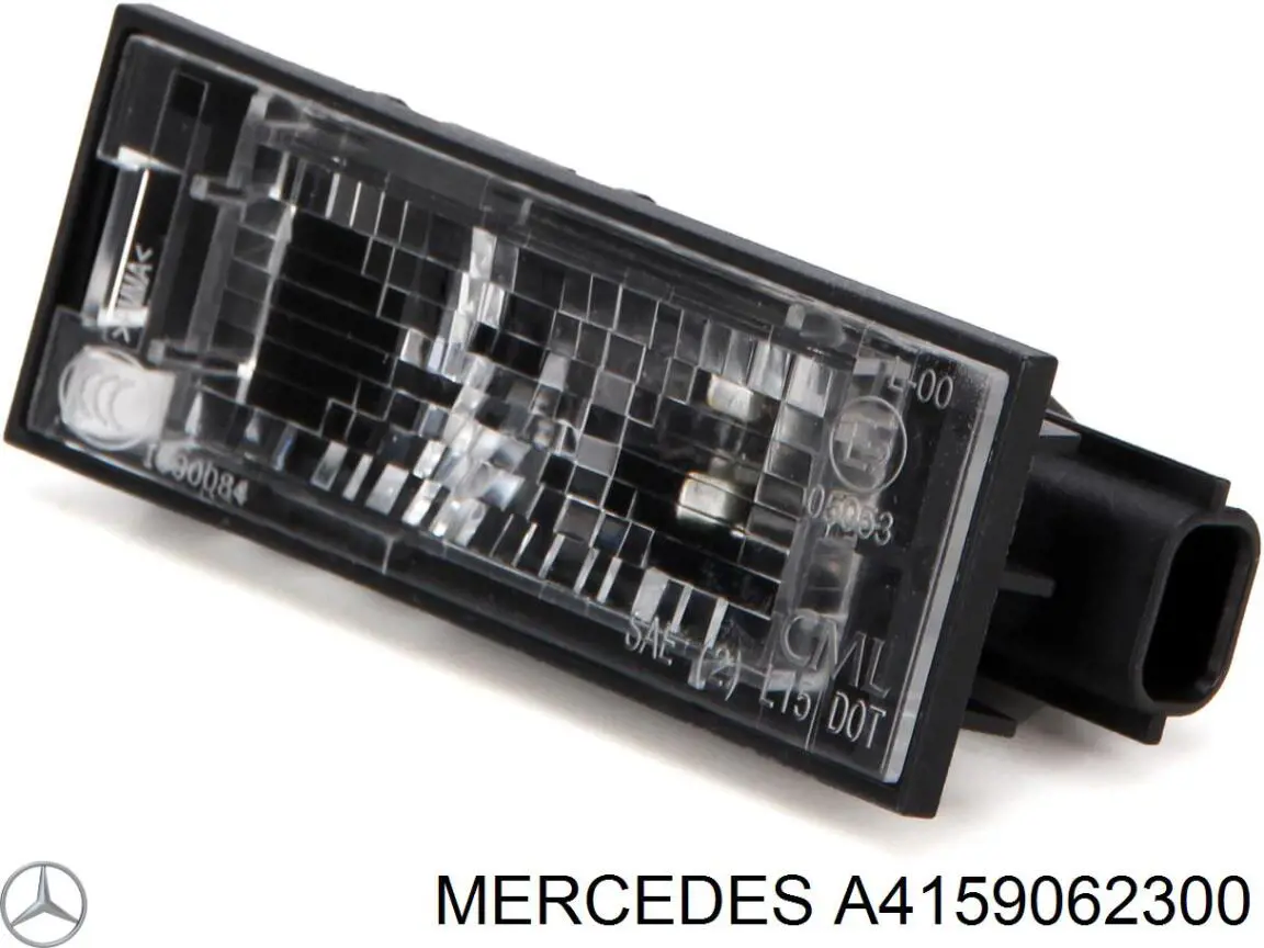 Ліхтар підсвічування заднього номерного знака A4159062300 Mercedes