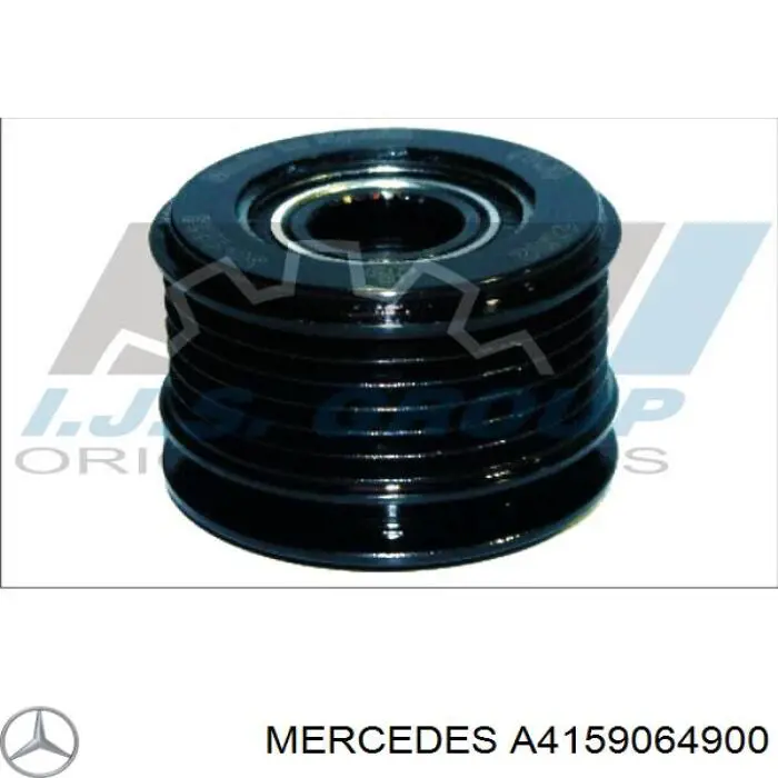 A4159064900 Mercedes шків генератора