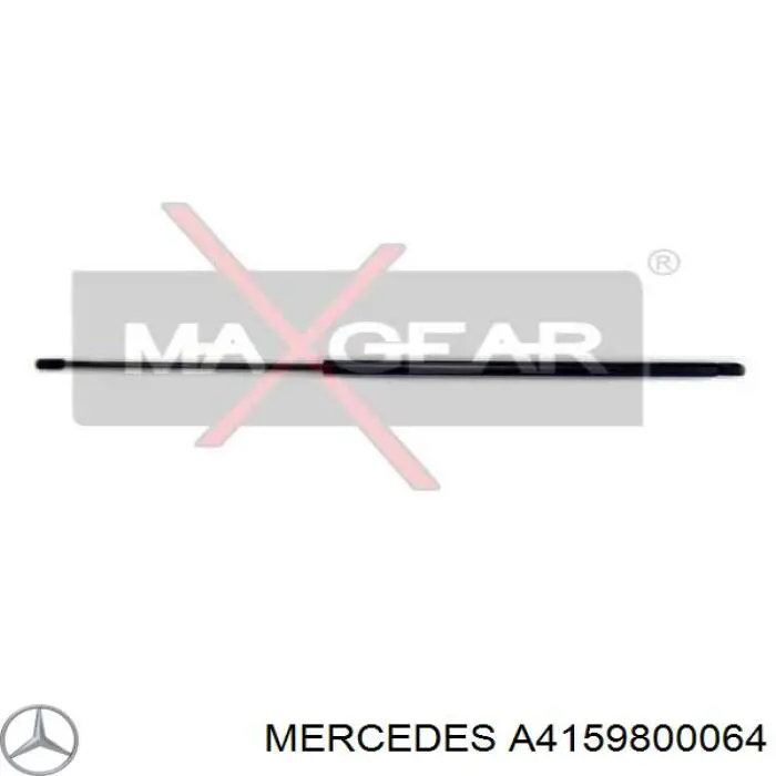 A4159800064 Mercedes амортизатор кришки багажника/ двері 3/5-ї задньої