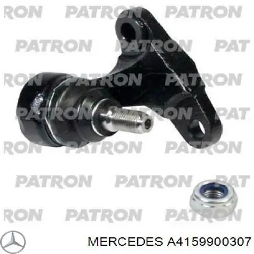 Колісний болт Mercedes A4159900307 ціна, від 2.25 USD