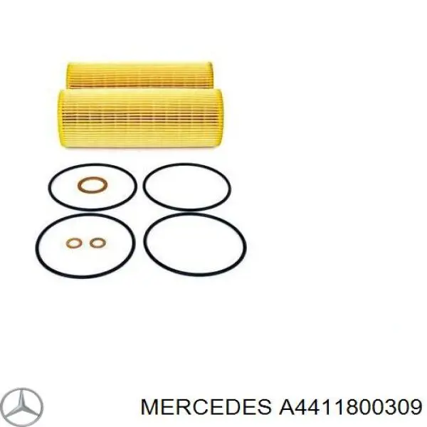 Масляний фільтр двигуна Mercedes A4411800309 ціна, від 8.96 USD