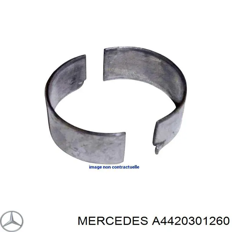 A4420301260 Mercedes Вкладиші колінвала, шатунні, комплект, 2-й ремонт (+0,50) (1 пара (к-т на шейку), Sputter)