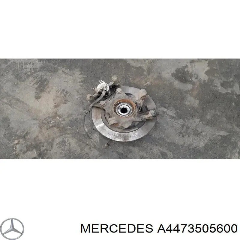 Цапфа - поворотний кулак задній, правий A4473505600 Mercedes
