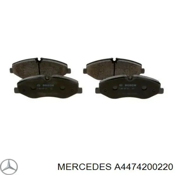 A4474200220 Mercedes Передні гальмівні колодки