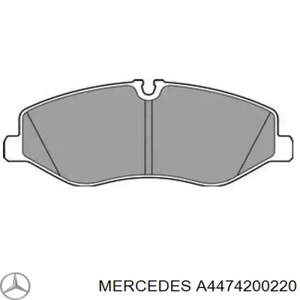 Гальмівні колодки Mercedes A4474200220 ціна, від 55.15 USD