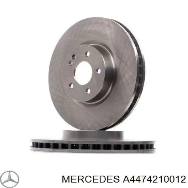 Диск переднього гальма Mercedes A4474210012 ціна, від 83.69 USD