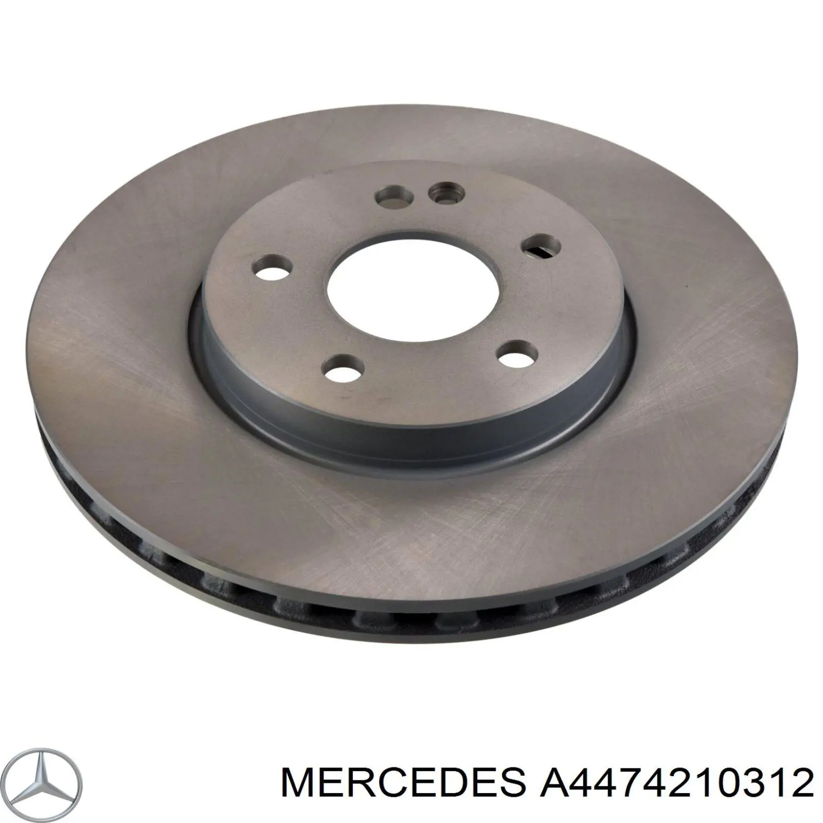 Диск переднього гальма Mercedes A4474210312 ціна, від 67.05 USD