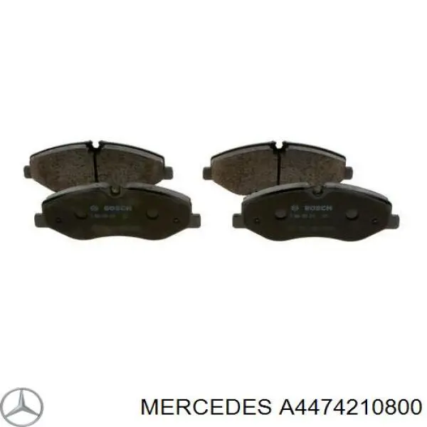A4474210800 Mercedes Передні гальмівні колодки