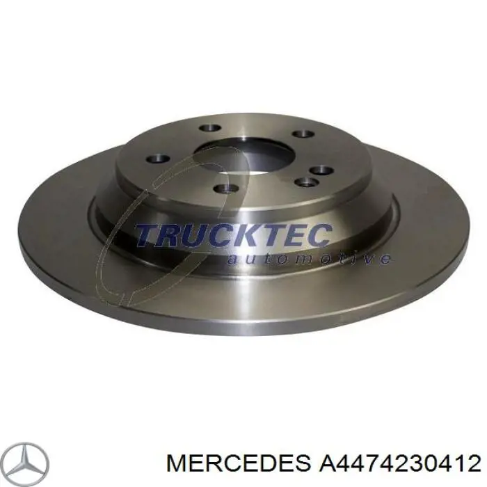 Купити A4474230412 Mercedes Диск заднього гальма