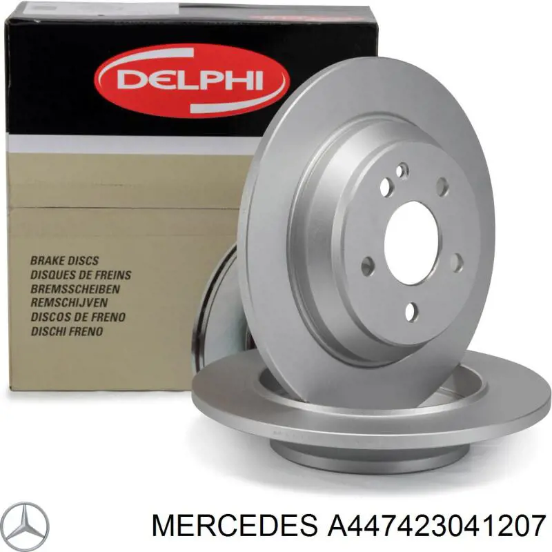 Купити A447423041207 Mercedes Диск заднього гальма