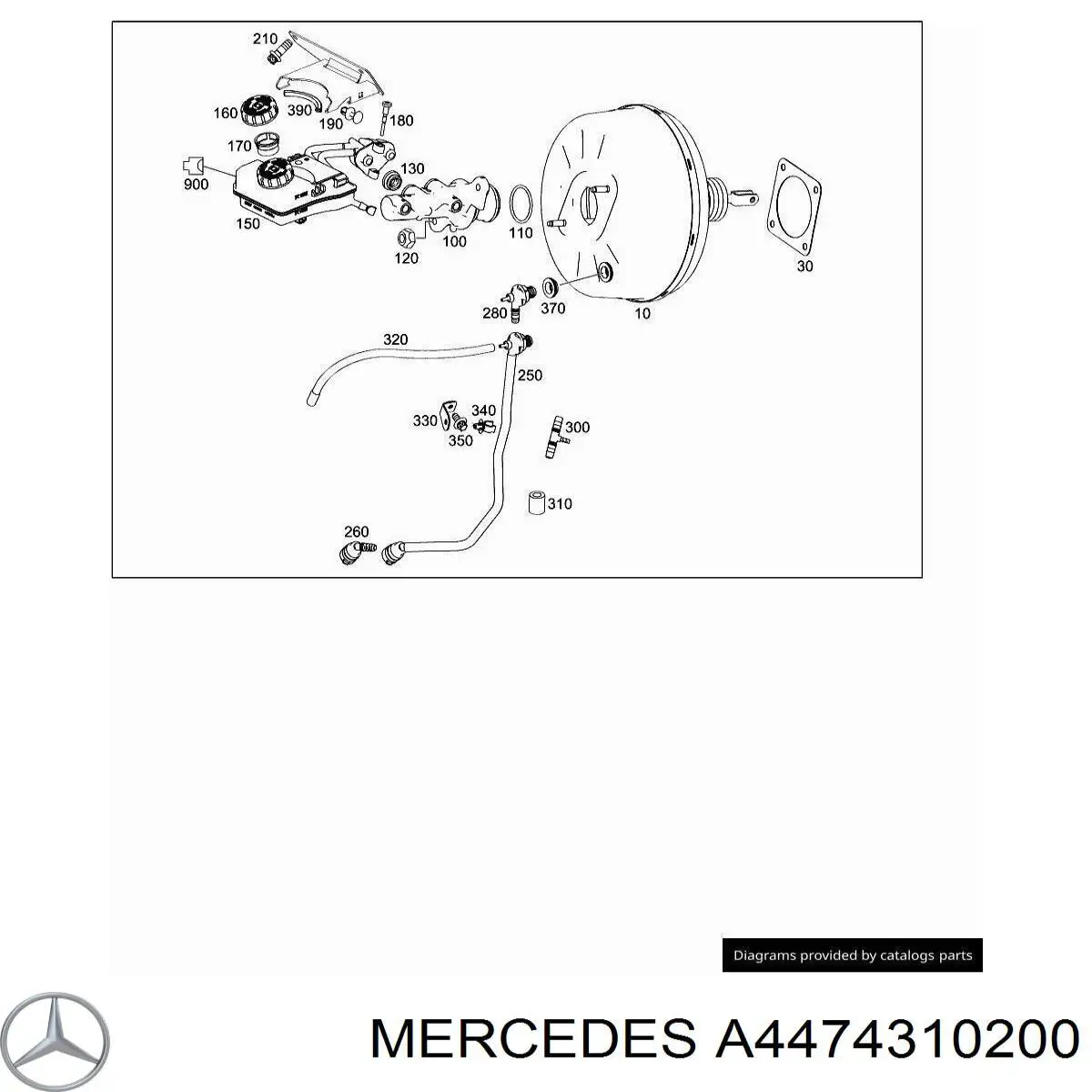 Вакуумника Mercedes A4474310200 ціна, від 174.40 USD