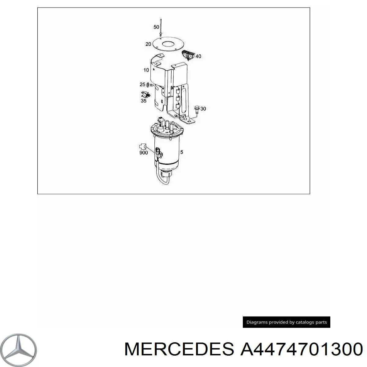 Mercedes A4474701300 ціна, від 21.97 USD