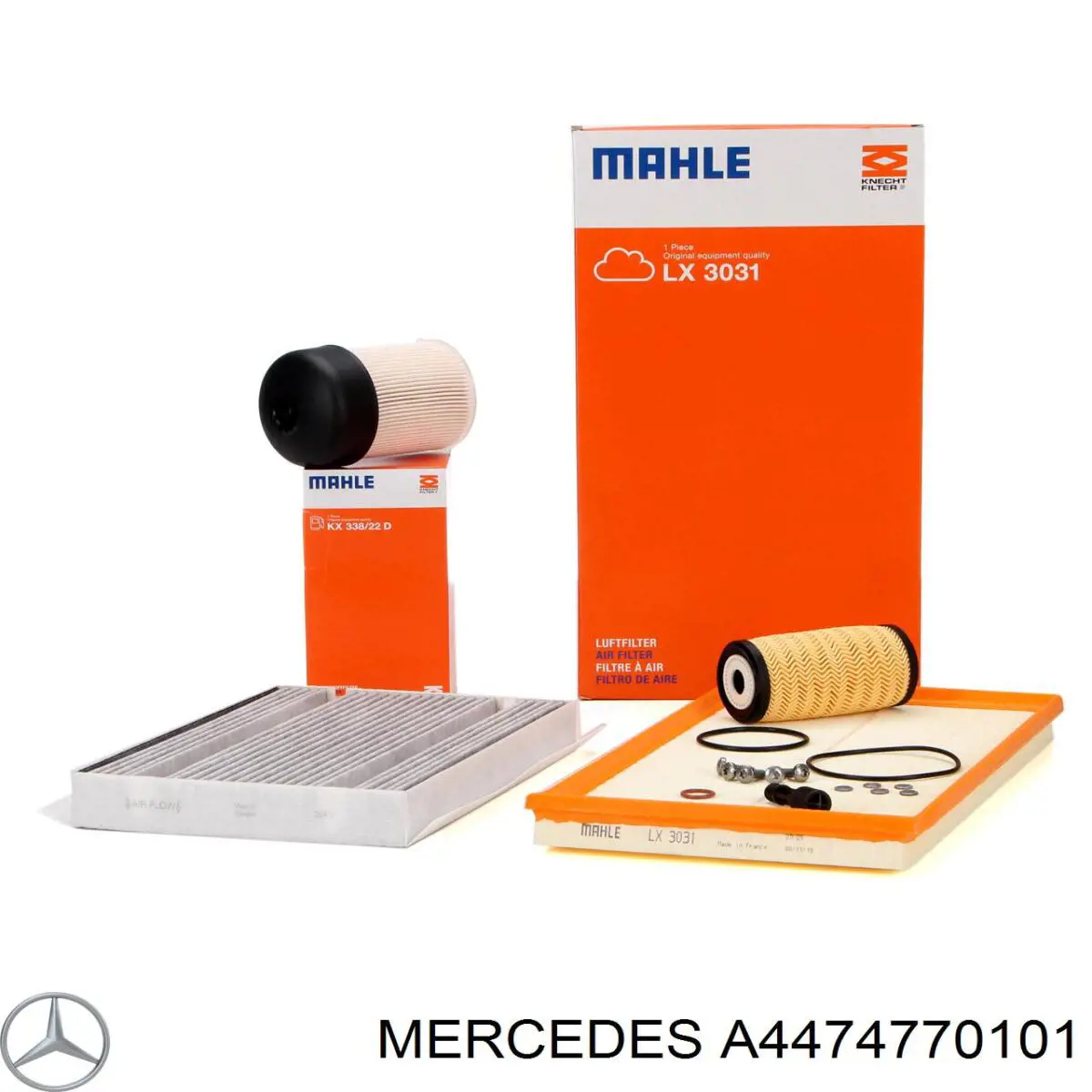 Фільтр тонкого очищення палива Mercedes A4474770101 ціна, від 57.25 USD