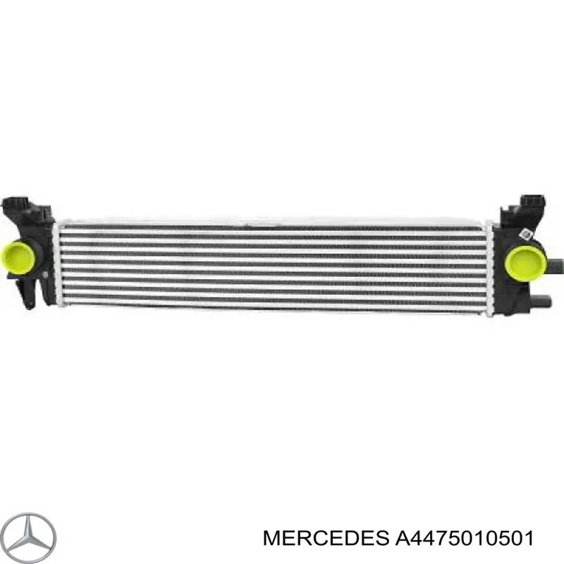 A4475010501 Mercedes Охолоджувач наддувочного повітря