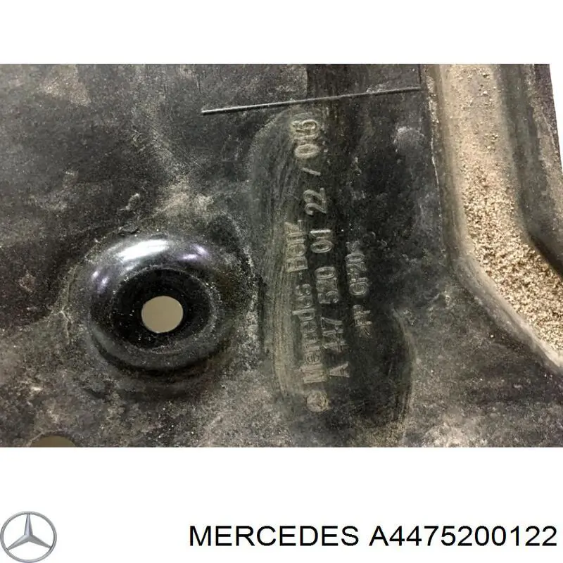Захист двигуна передній A4475200122 Mercedes