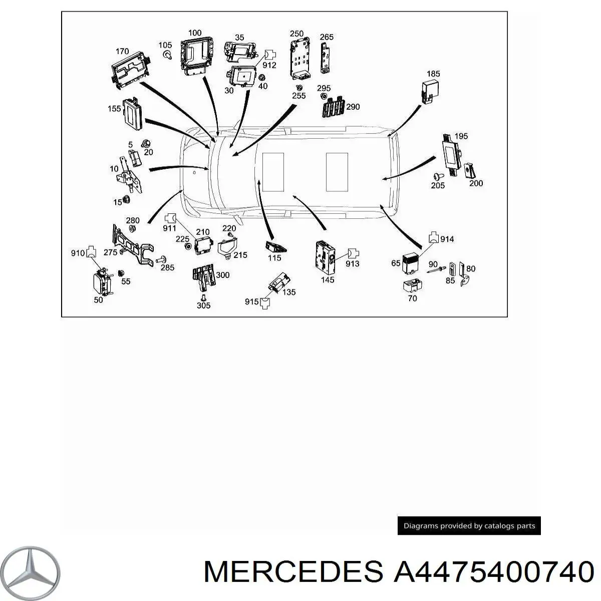Купити A4475400740 Mercedes 
