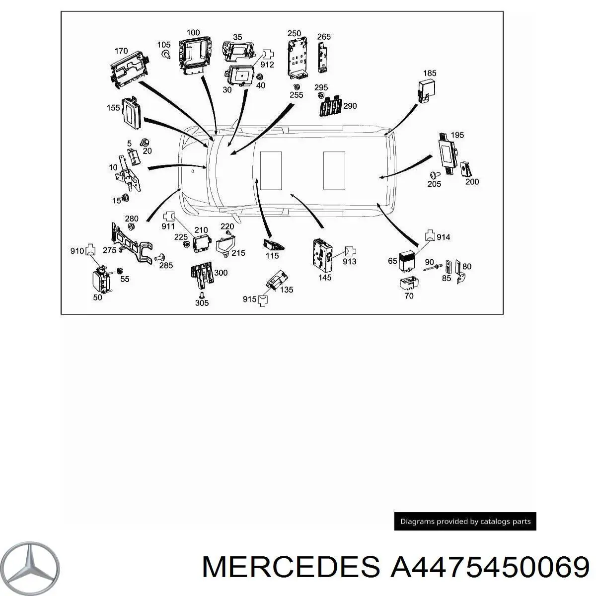 A4475450069 Mercedes 