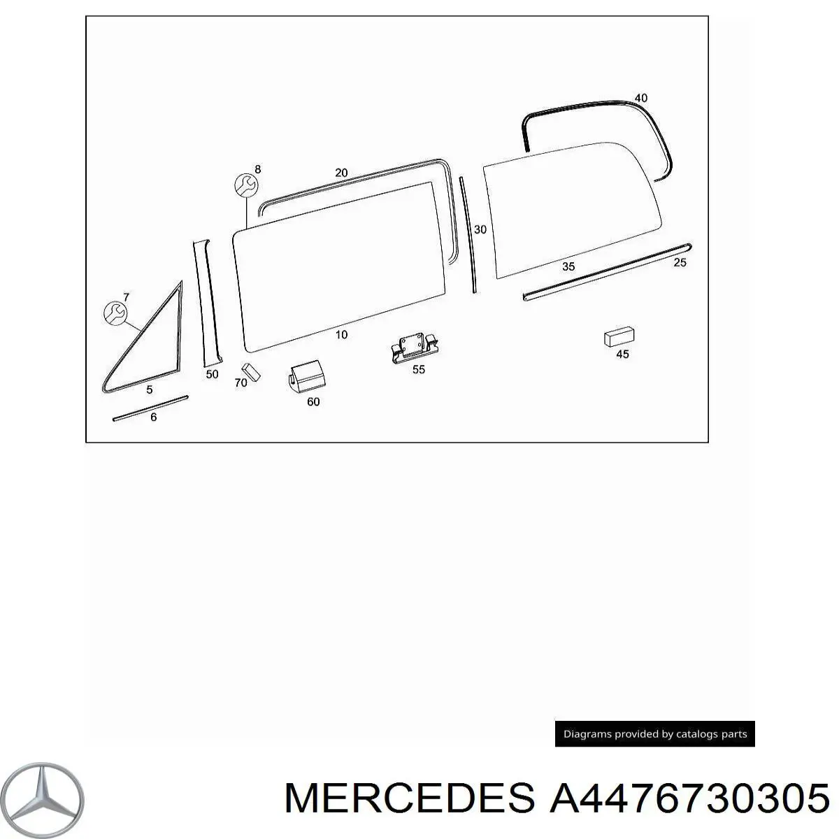  Mercedes A4476730305 ціна, від 25.34 USD