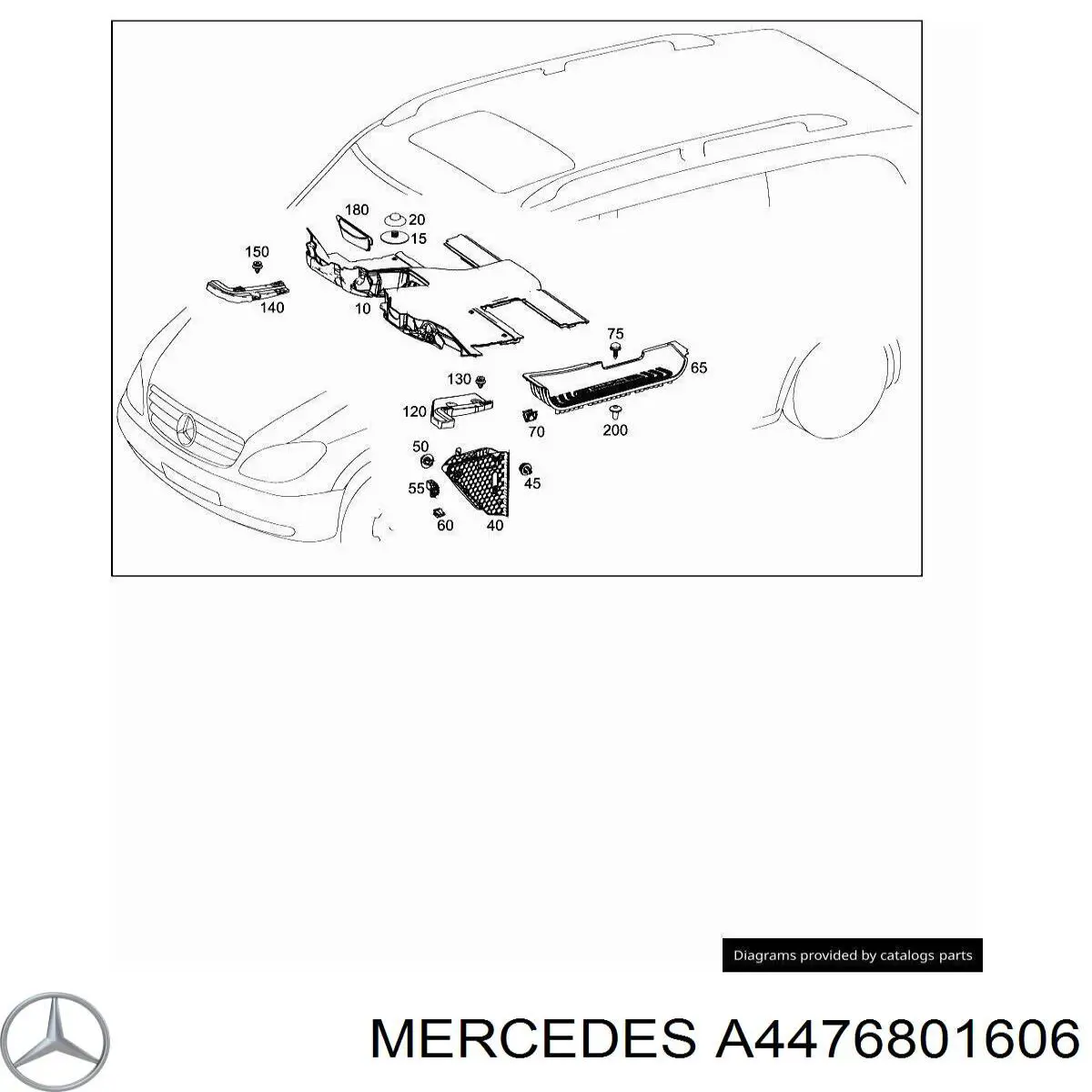 Купити A4476801606 Mercedes 