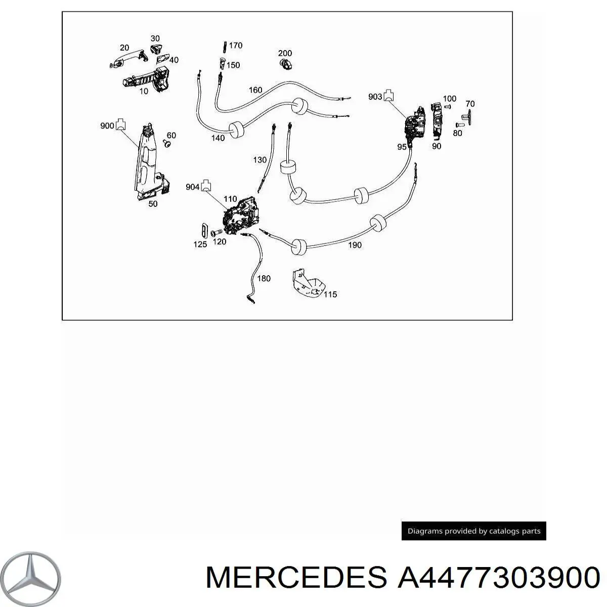  Mercedes A4477303900 ціна, від 101.35 USD