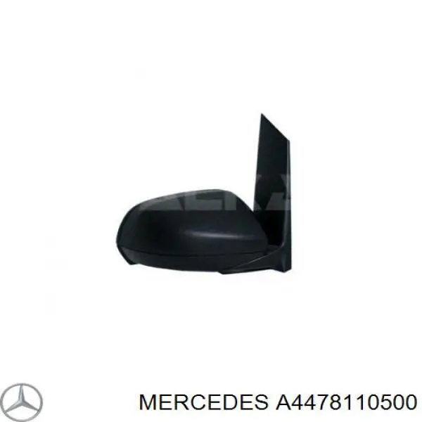 Корпус дзеркала заднього виду, правий Mercedes A4478110500 ціна, від 130.05 USD