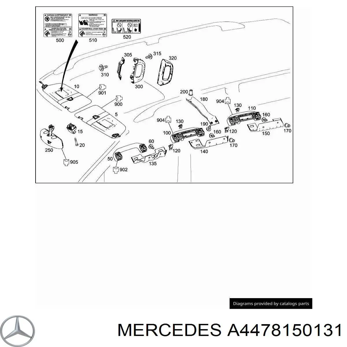  Mercedes A4478150131 ціна, від 14.21 USD