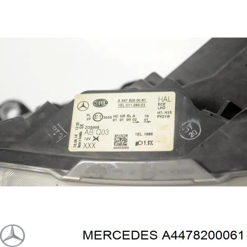 A4478200061 Mercedes Фара дальнього світла в зборі