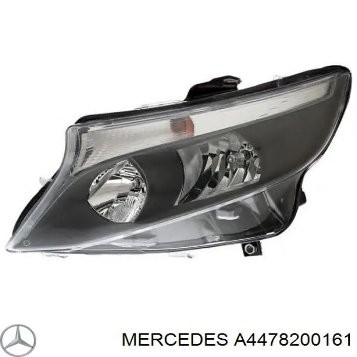 Купити A4478200161 Mercedes Права блок фара