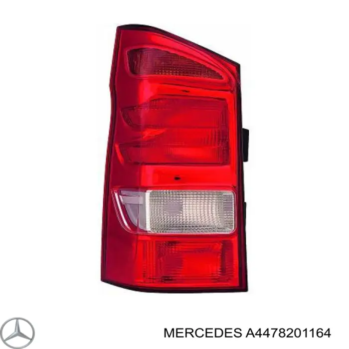 Ліхтар задній лівий Mercedes A4478201164 ціна, від 53.46 USD