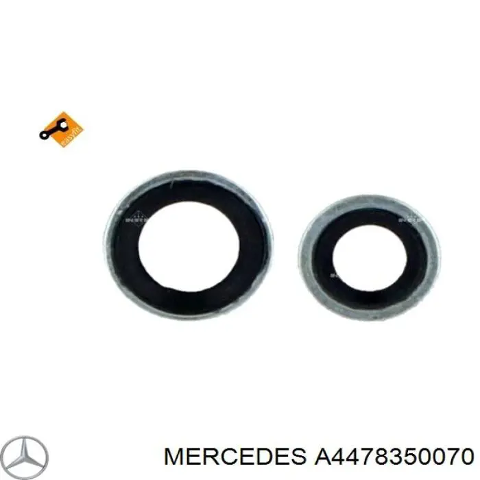 Конденсатор кондиціонера Mercedes A4478350070 ціна, від 138.26 USD