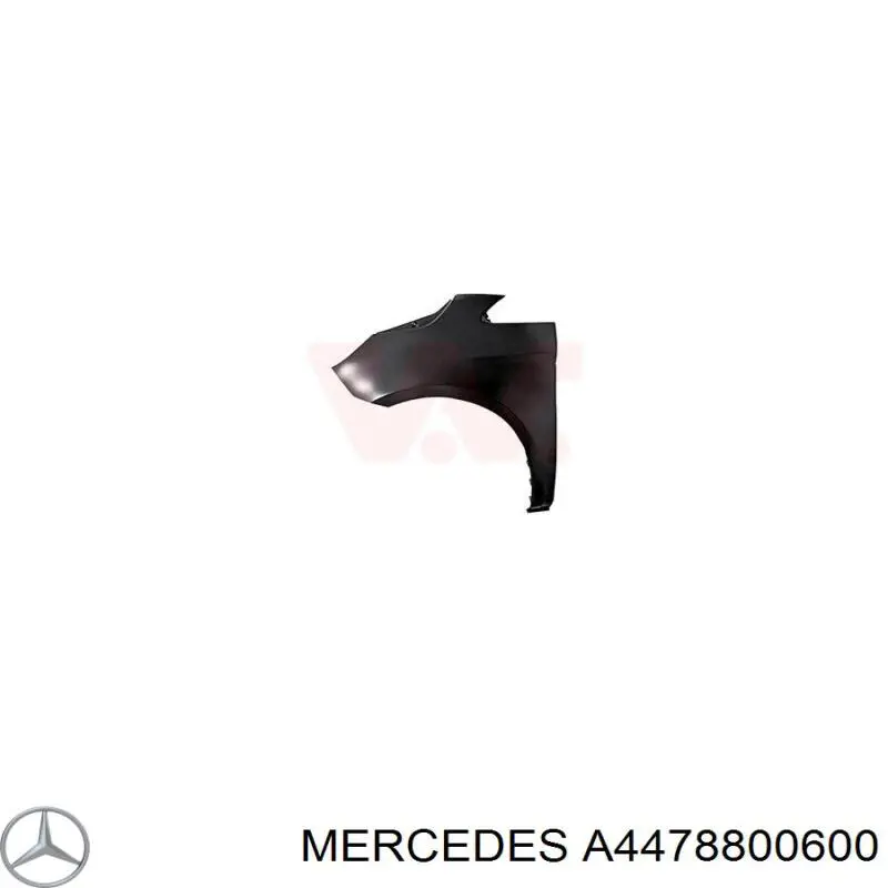 A4478800600 Mercedes Переднє ліве крило