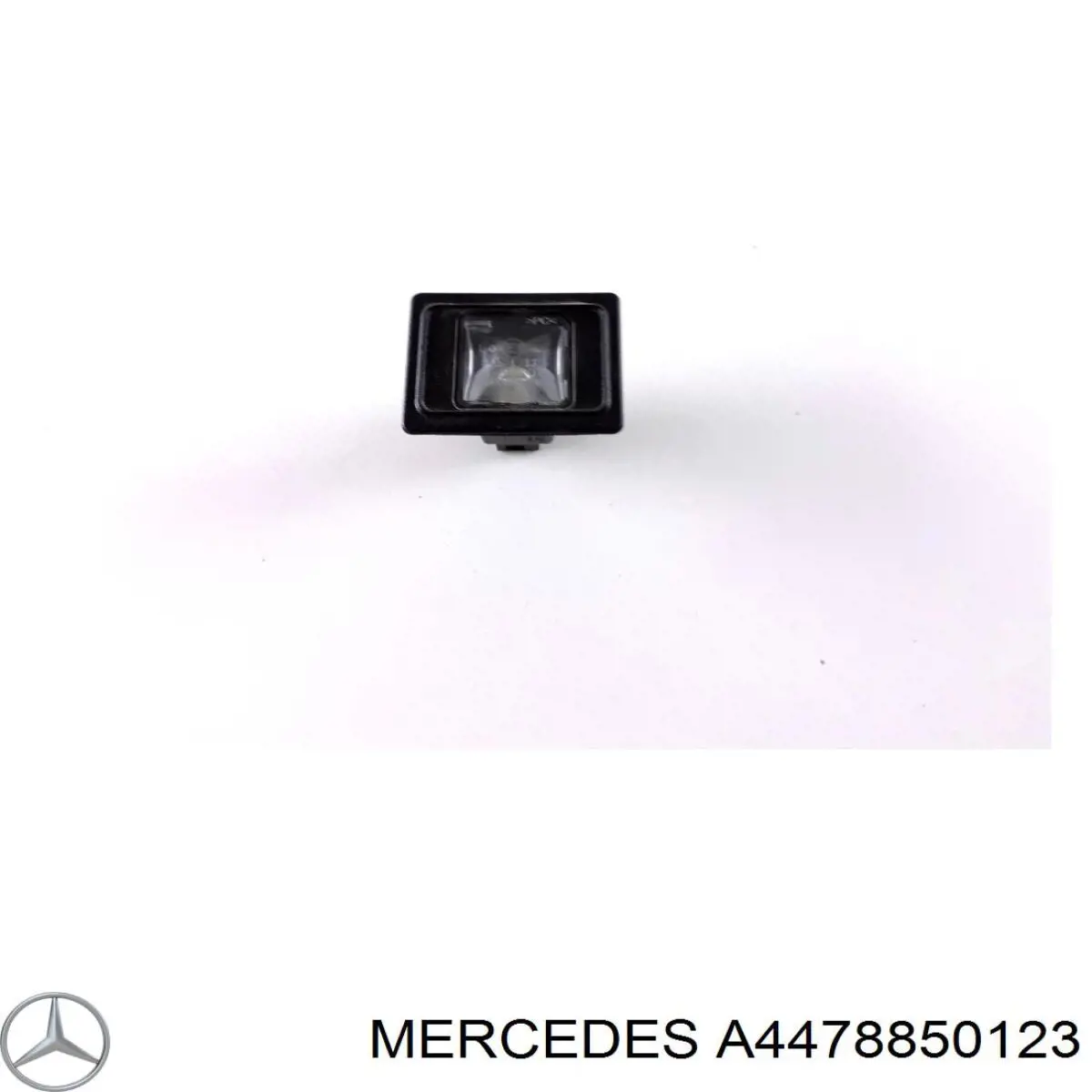 Заглушка бампера буксирувального гака, передня ліва A44788501239999 Mercedes