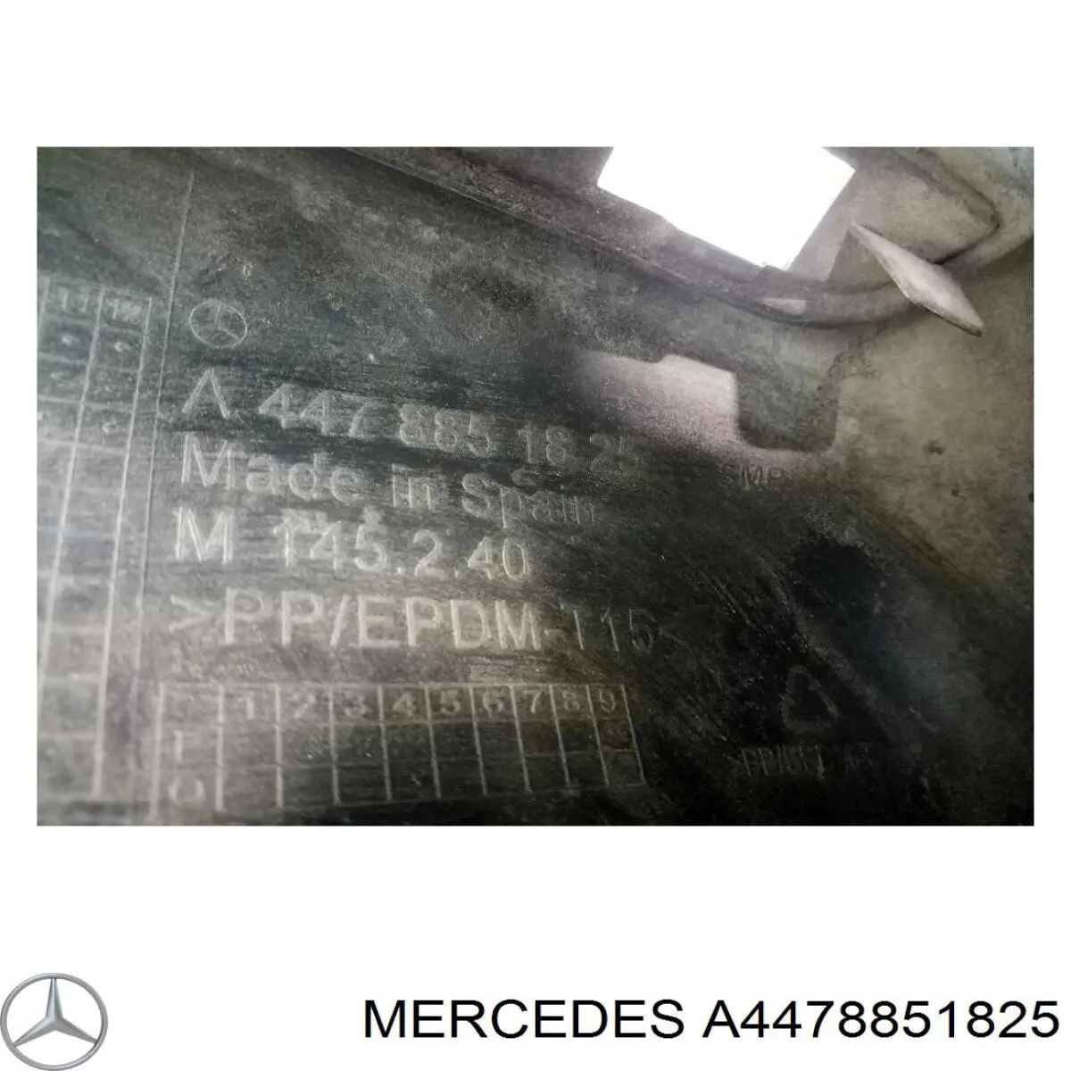 A4478851825 Mercedes Буфер (бампер) задній