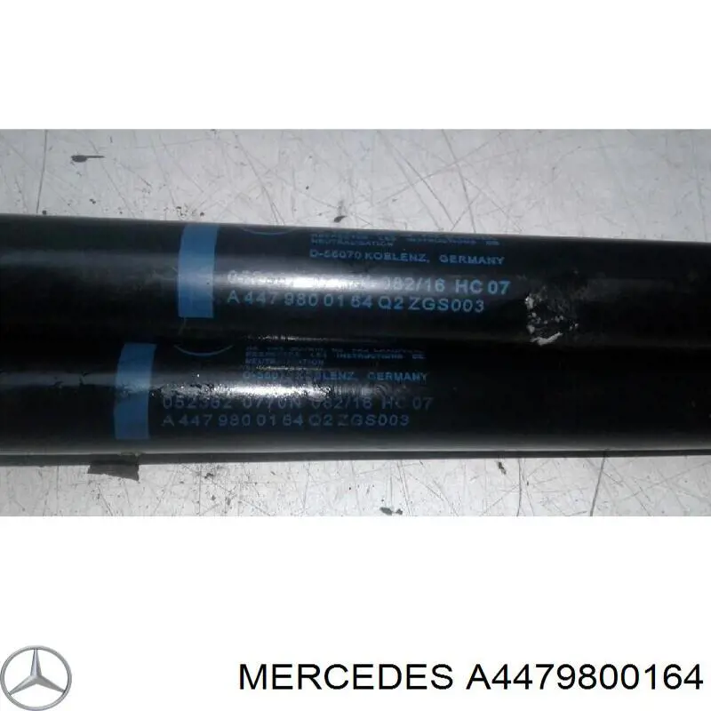 A4479800164 Mercedes Амортизатор кришки багажника / двері 3/5-ї задньої