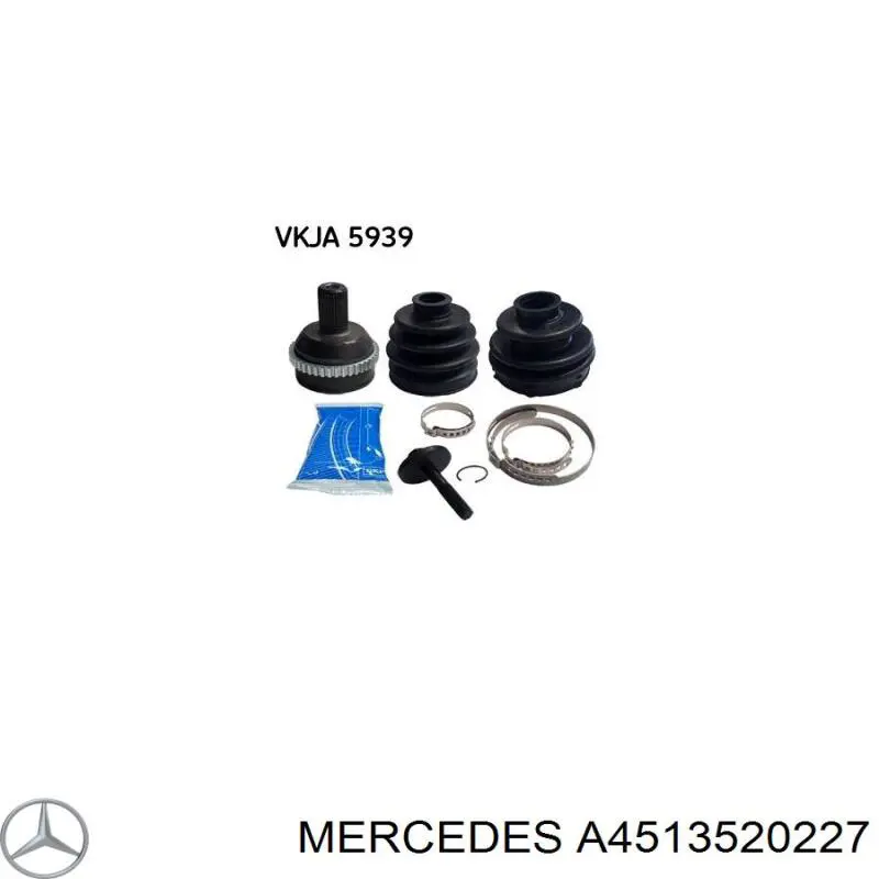 Купити A4513520127 Mercedes Шарнір різних кутових швидкостей задній