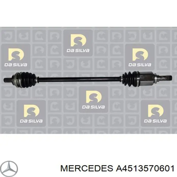 Купити A4513570601 Mercedes Піввісь задня, права