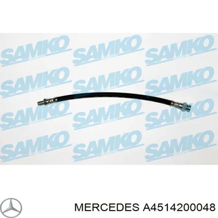 Купити A4514200048 Mercedes Шланг гальмівний