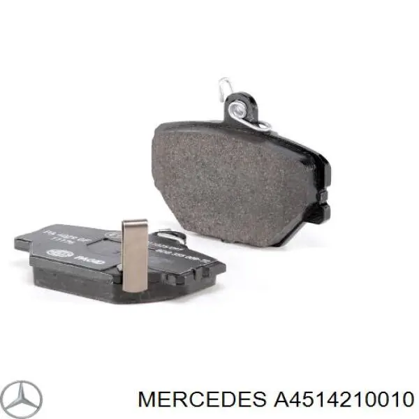 Гальмівні колодки Mercedes A4514210010 ціна, від 18.44 USD