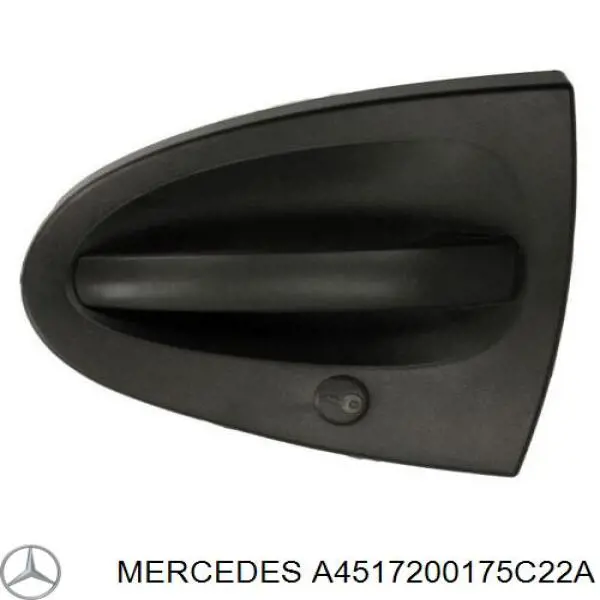 Ручка передньої двері зовнішня ліва Mercedes A4517200175C22A ціна, від 44.02 USD