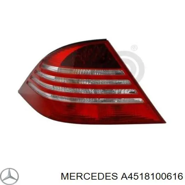 Праве бічне дзеркало Mercedes A4518100616 ціна, від 49.82 USD