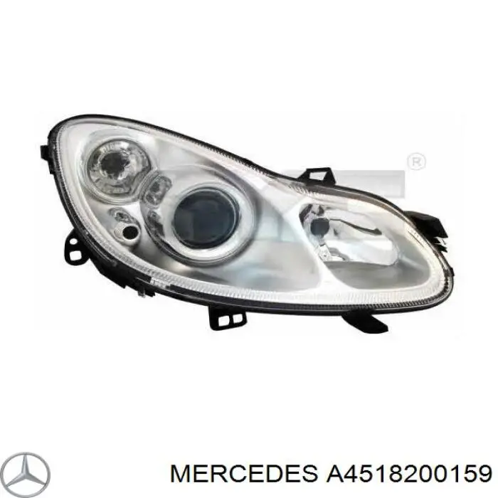 Фари Mercedes A4518200159 ціна, від 108.36 USD