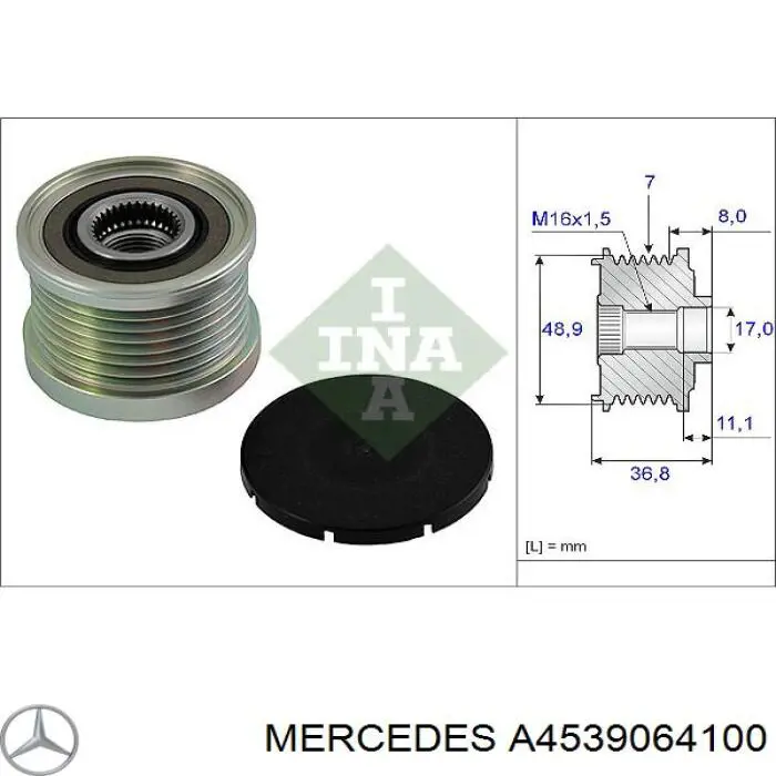 Купити A4539064100 Mercedes Генератор