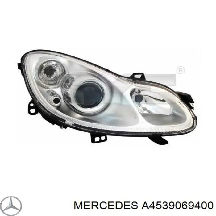Основна фара - вставка Mercedes A4539069400 ціна, від 234.13 USD