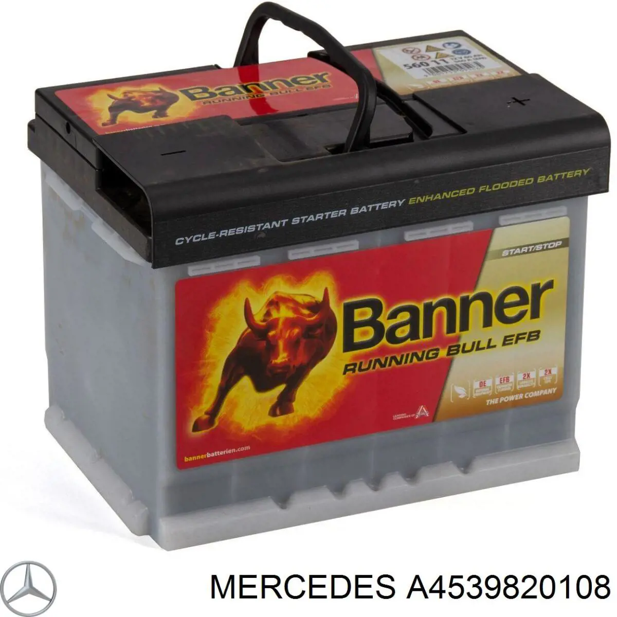 Батарея акумуляторна Mercedes A4539820108 ціна, від 123.05 USD