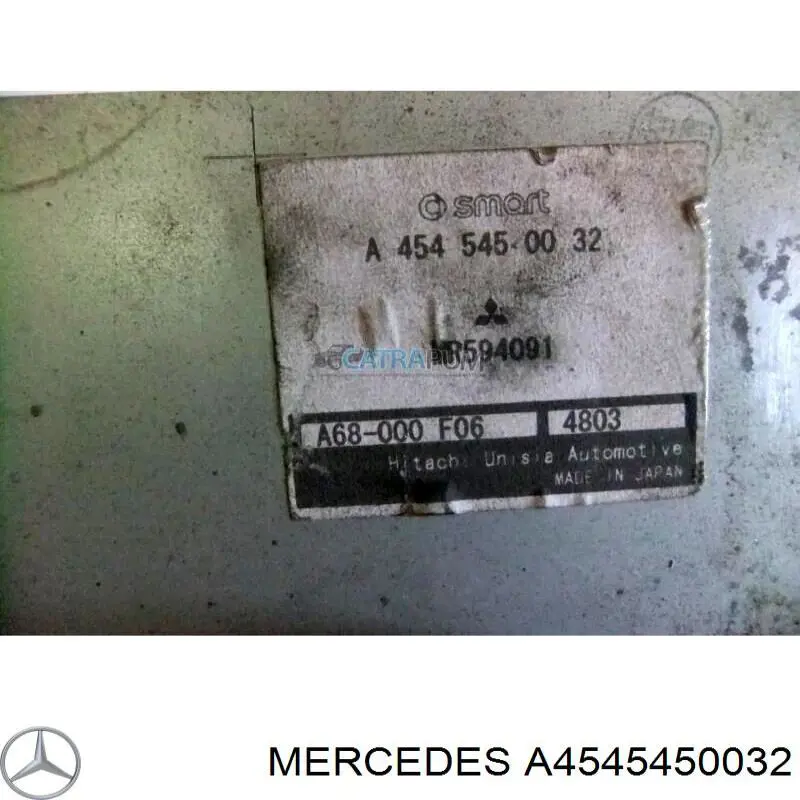 A4545450032 Mercedes Блок управління електропідсилювача керма