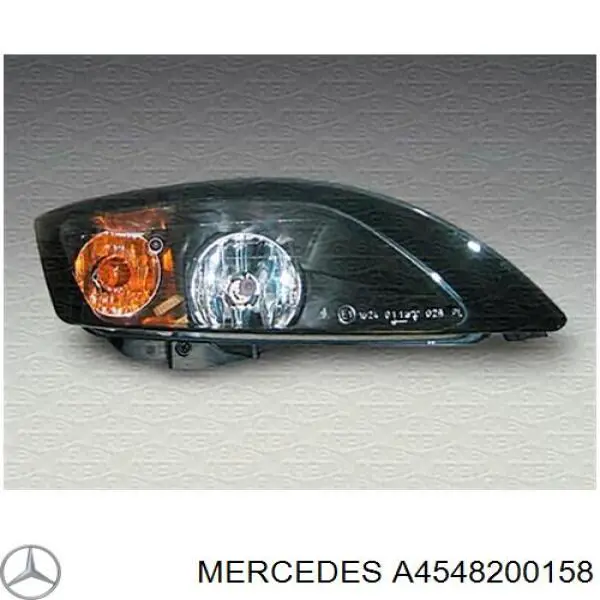 A4548200158 Mercedes Протитуманка ліва