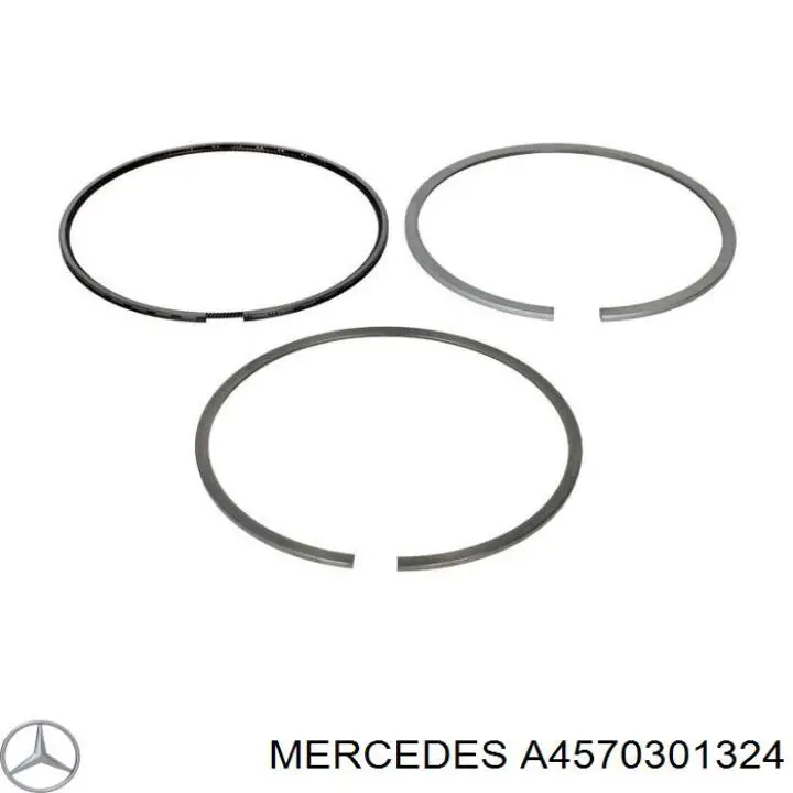 Кільця поршневі на 1 циліндр, STD. A4600300324 Mercedes