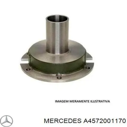 A4572001170 Mercedes Ролик приводного ременя, паразитний
