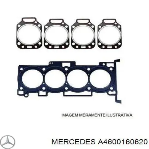 Прокладка ГБЦ Mercedes A4570161120 ціна, від 27.51 USD