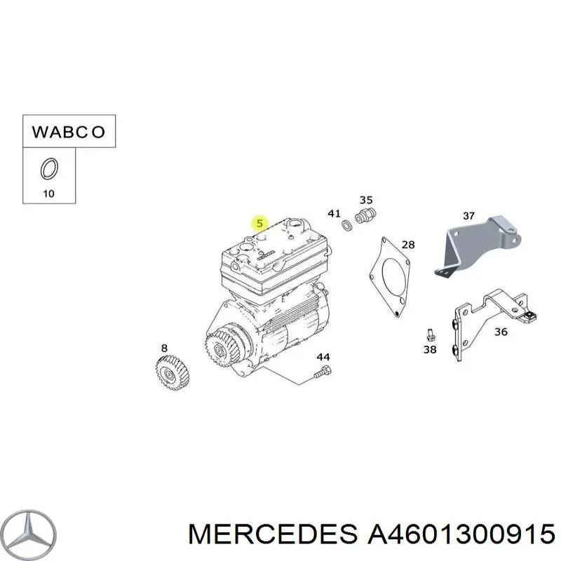 A4601300915 Mercedes Компресор підкачки амортизаторів